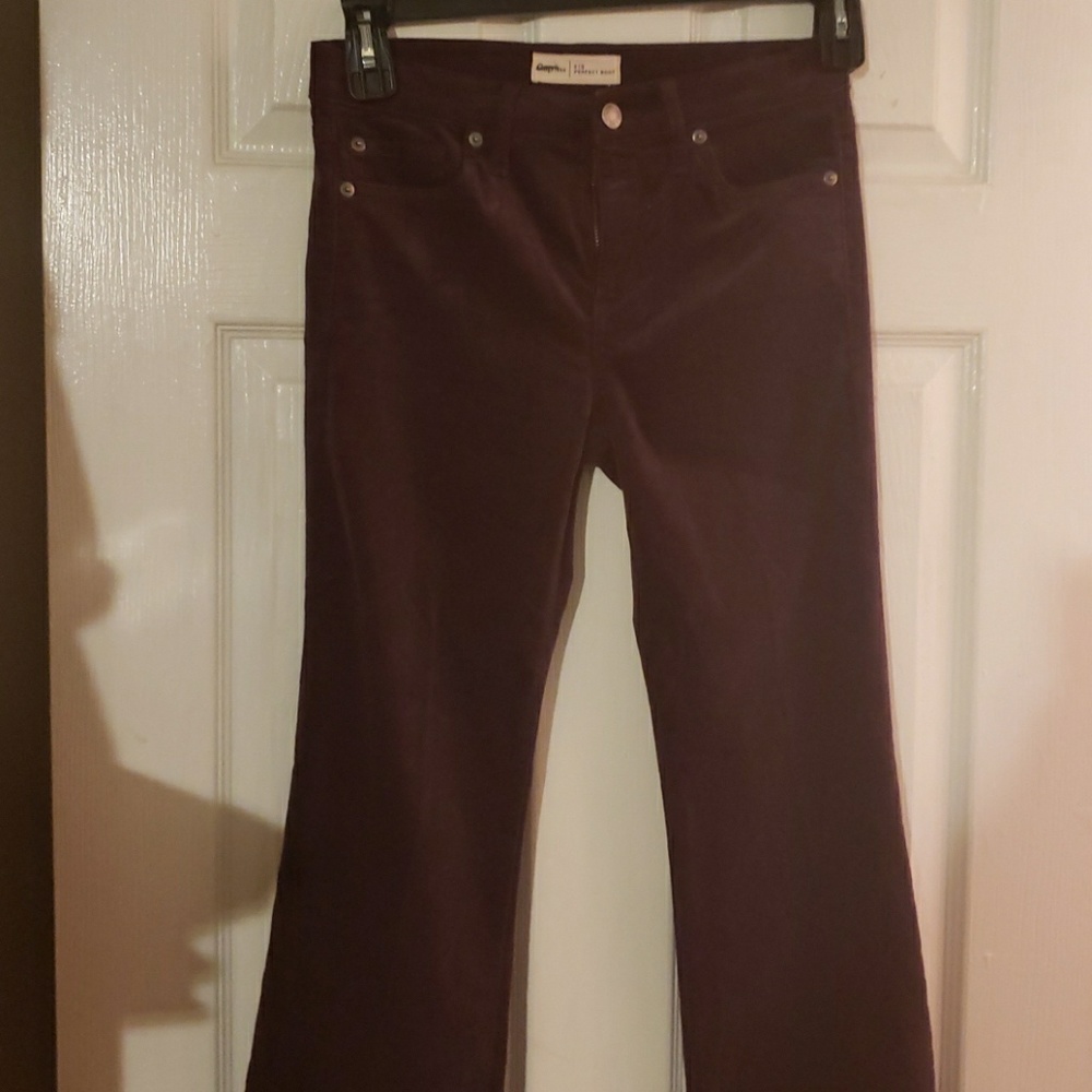 New Gap 1969 Plum/Wine color corduroy pants